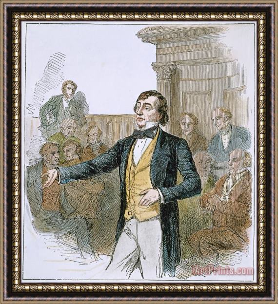 Others Benjamin Disraeli (1804-1881) Framed Print