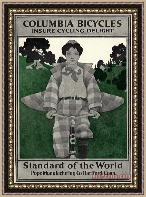 Others Bicycle Ad, 1896 Framed Print