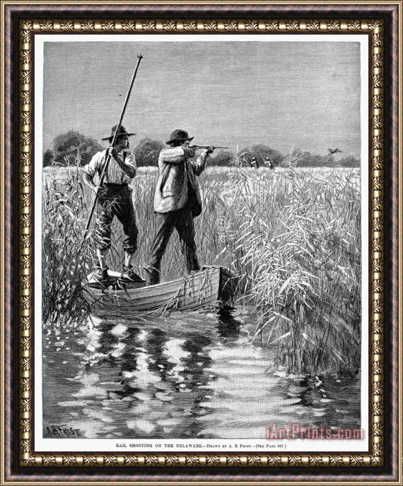 Others Bird Shooting, 1890 Framed Painting