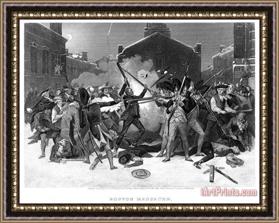 Others Boston Massacre, 1770 Framed Print