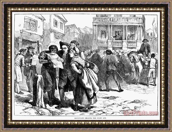 Others Boston: Stamp Act, 1765 Framed Print
