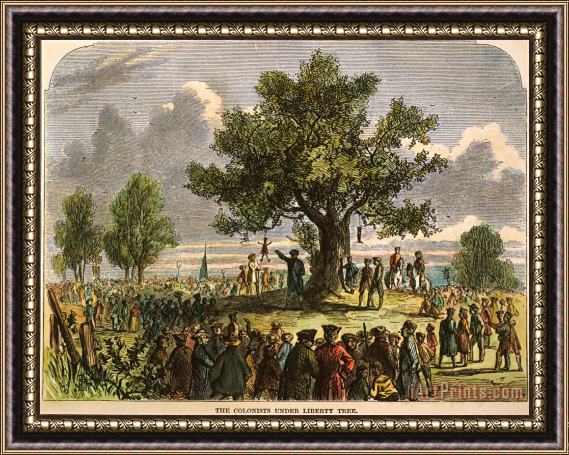 Others Boston: Stamp Act Riot, 1765 Framed Painting