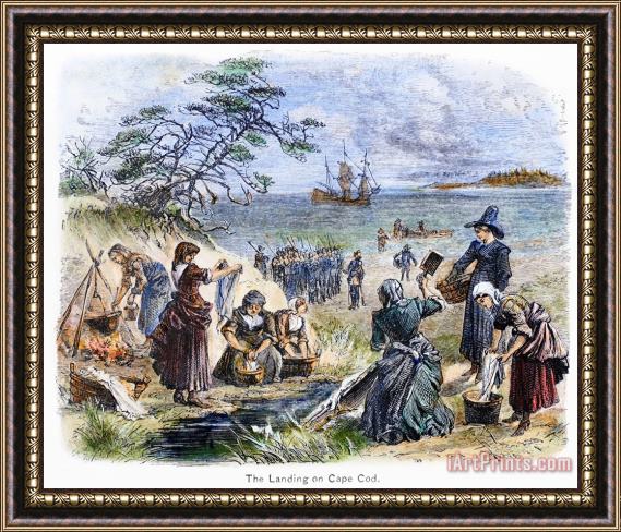 Others Cape Cod: Pilgrims Framed Painting