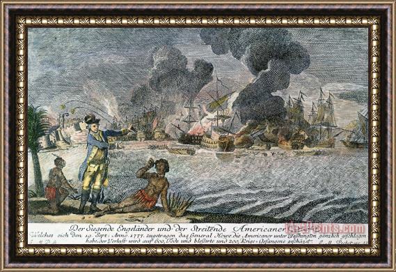 Others Capture Of New York, 1776 Framed Painting