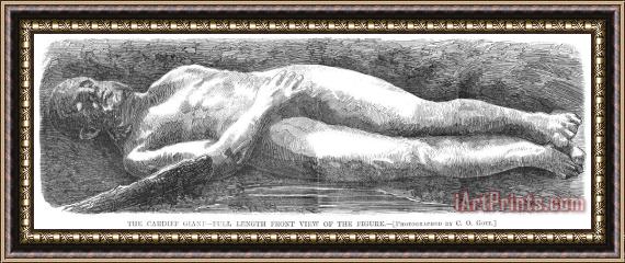 Others Cardiff Giant, 1869 Framed Painting