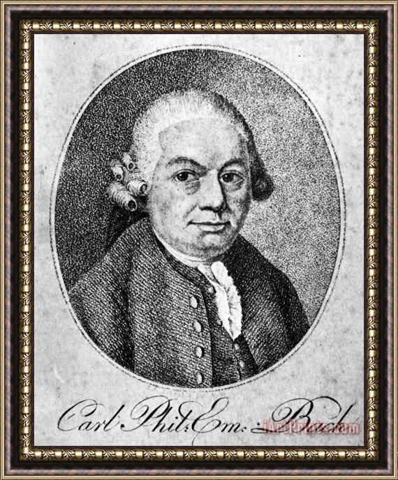 Others Carl Philipp Emanuel Bach Framed Painting