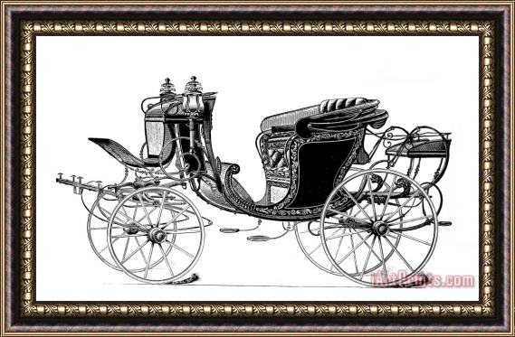 Others Carriage: Victoria Framed Painting