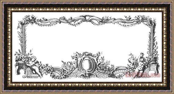 Others Cartouche, 1755 Framed Print