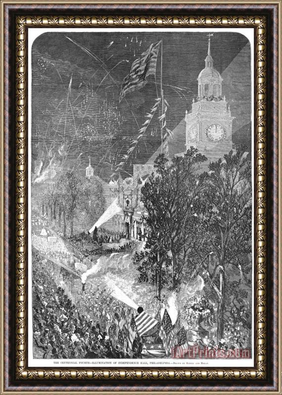 Others Centennial Fair, 1876 Framed Painting