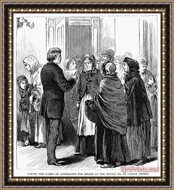 Others Charities: New York, 1875 Framed Print