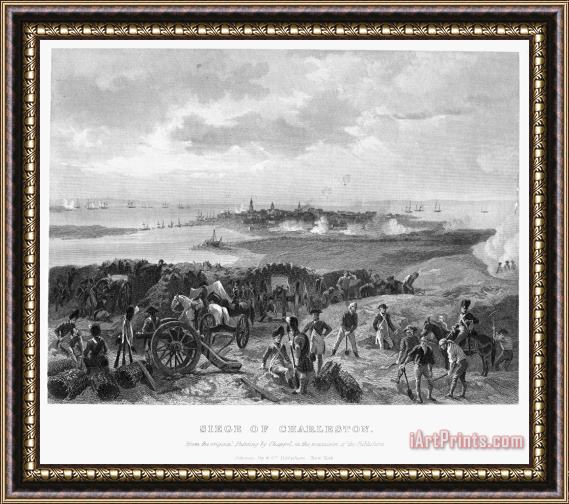 Others Charleston: Siege, 1780 Framed Print