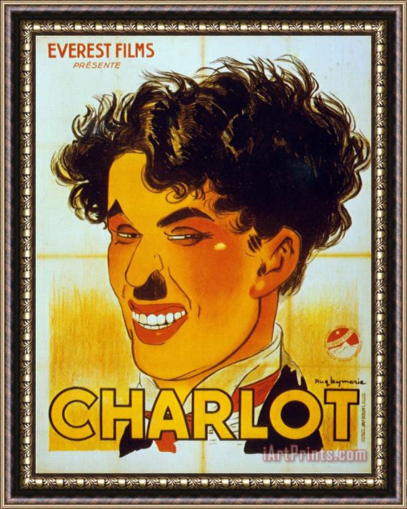 Others Charlie Chaplin Poster Framed Painting