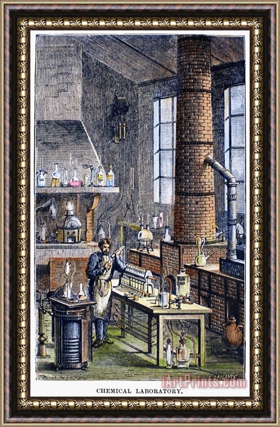 Others Chemical Laboratory, 1873 Framed Print