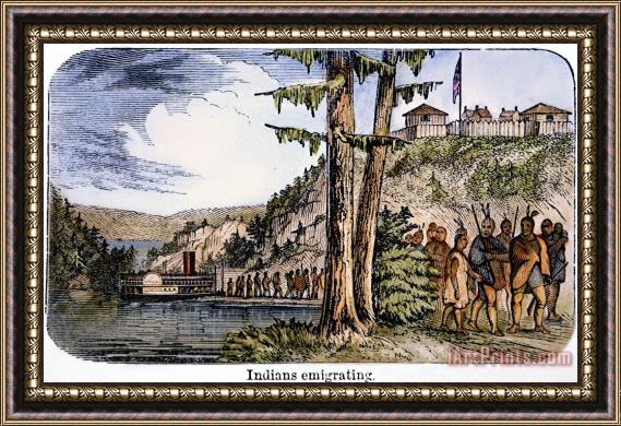 Others Cherokee Removal, 1838 Framed Painting