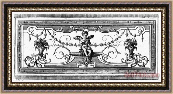 Others Cherub, 18th Century Framed Painting