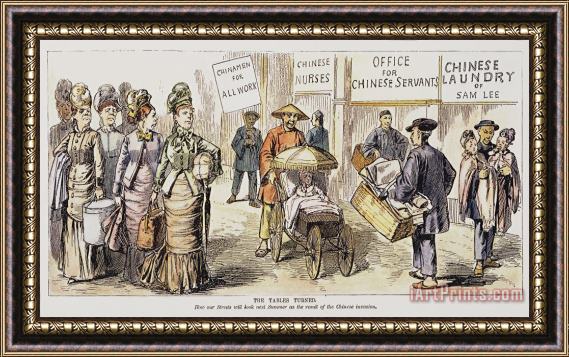 Others Chinese Immigrants, 1880 Framed Print