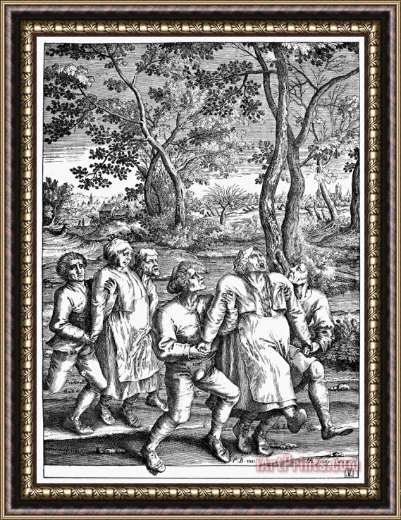 Others Chorea Hysteria, 1642 Framed Painting