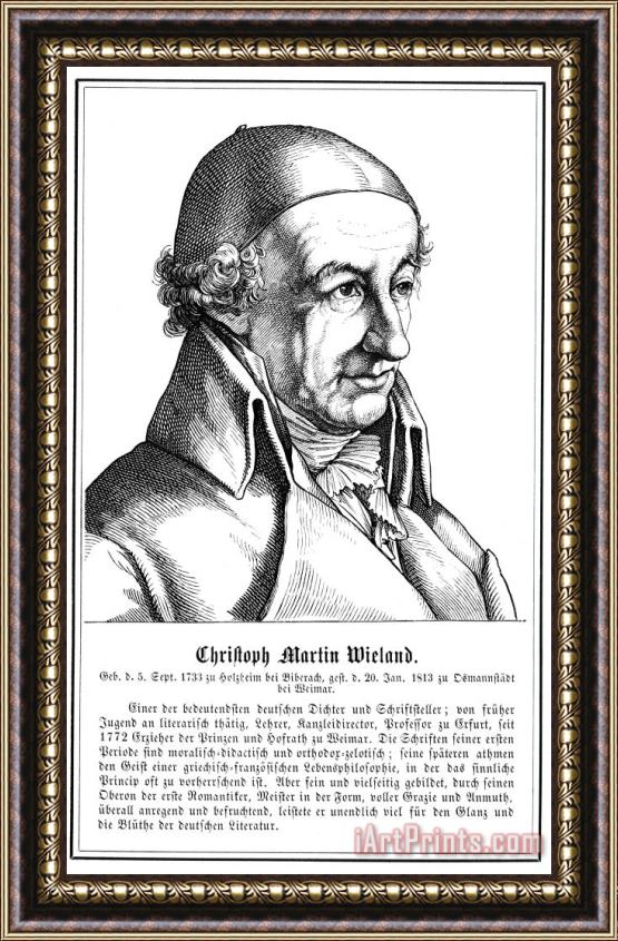 Others Christoph Martin Wieland Framed Painting