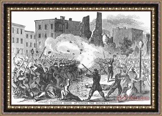 Others Civil War: Draft Riots Framed Painting
