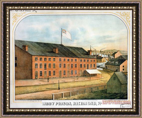 Others Civil War: Libby Prison Framed Painting