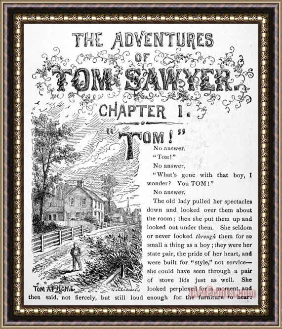 Others Clemens: Tom Sawyer Framed Painting
