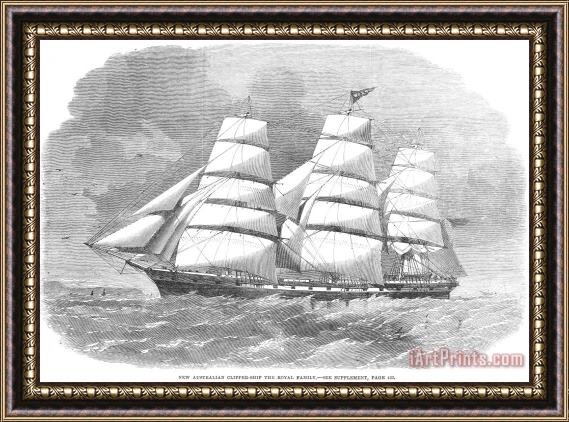 Others Clipper Ship, 1862 Framed Print