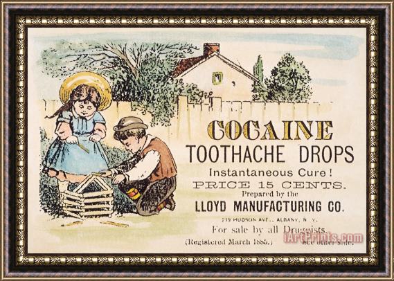 Others Cocaine Medicine Ad, 1885 Framed Print