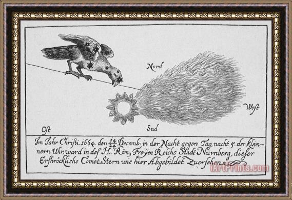 Others Comet, 1664 Framed Print