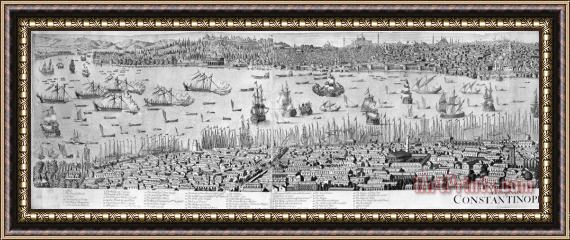 Others Constantinople, 1713 Framed Painting