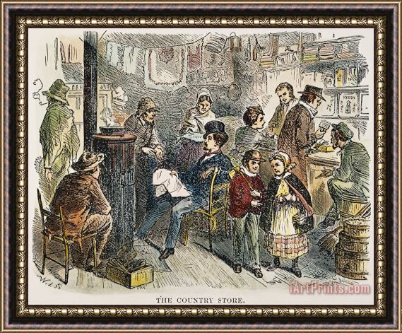 Others Country Store, 1883 Framed Print
