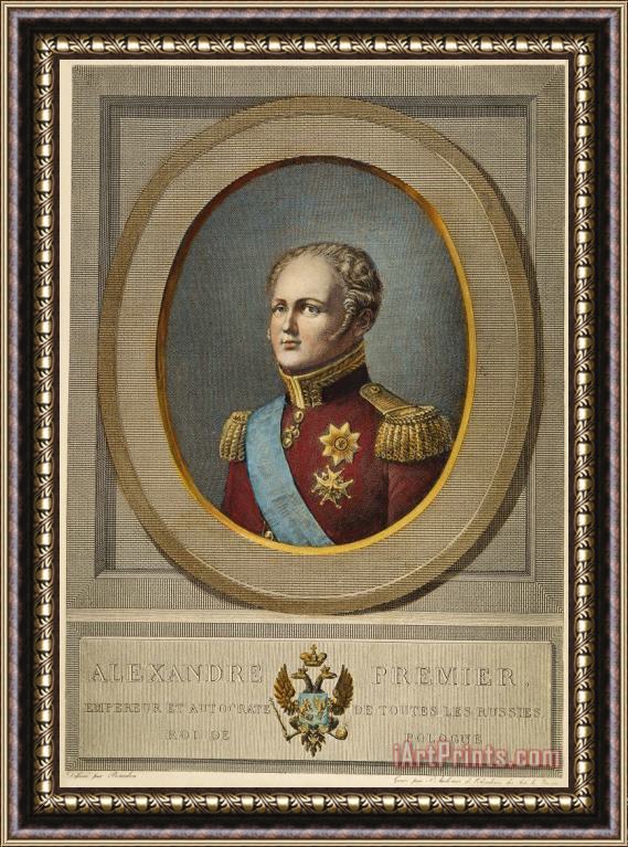 Others Czar Alexander I Of Russia Framed Print