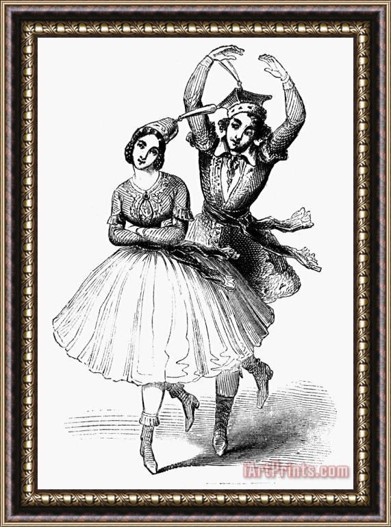 Others Dance: Polka, 1844 Framed Print