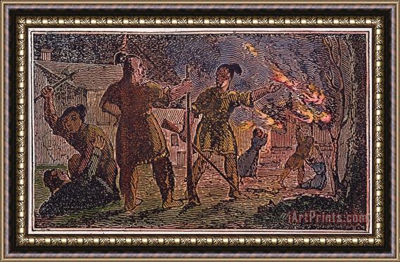 Others Deerfield Massacre, 1704 Framed Print