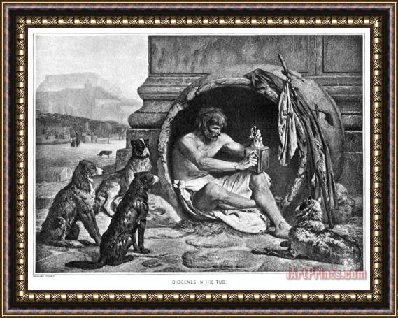 Others DIOGENES (c412-323 B.C.) Framed Painting