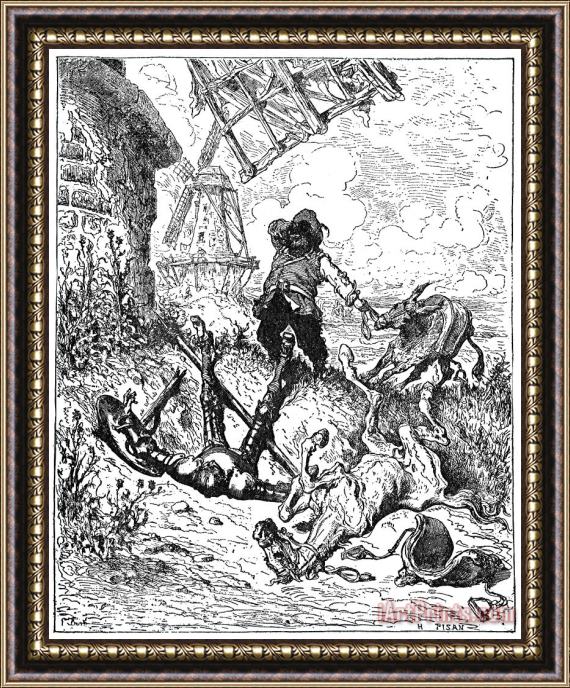 Others Don Quixote Framed Painting