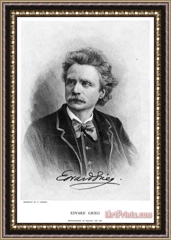 Others Edvard Grieg (1843-1907) Framed Print