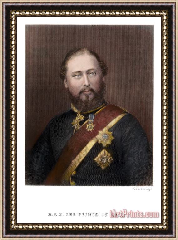 Others Edward Vii (1841-1910) Framed Painting