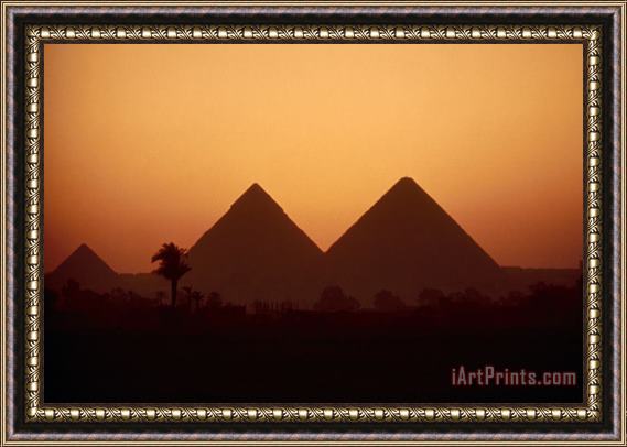 Others Egypt: Giza Pyramids Framed Print