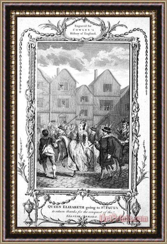 Others Elizabeth I (1533-1603) Framed Print