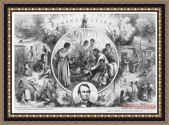 Others Emancipation Proclamation Framed Painting