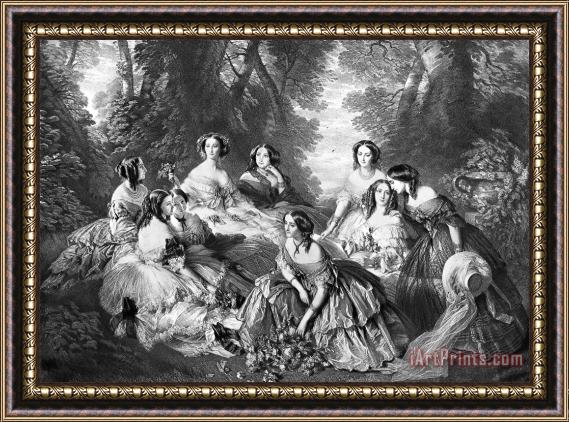Others Empress Eugenie Of France Framed Painting