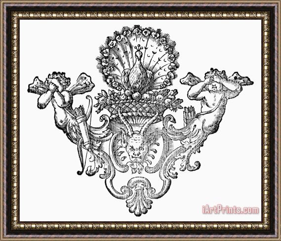 Others Engraving: Decorative Cut Framed Print