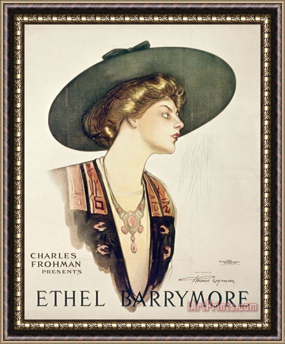 Others Ethel Barrymore (1879-1959) Framed Painting