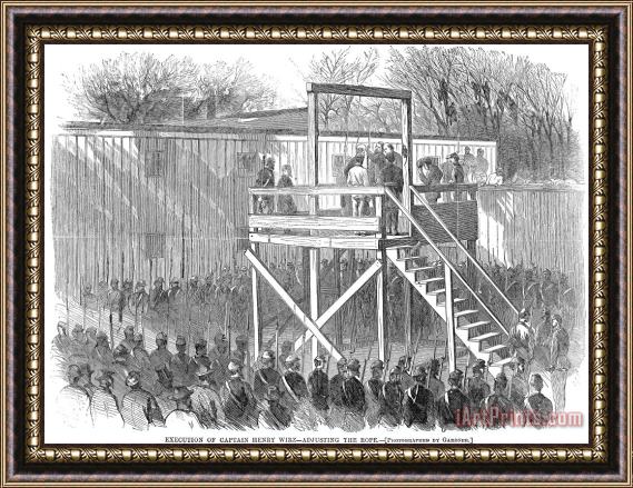 Others Execution Of Henry Wirz Framed Print
