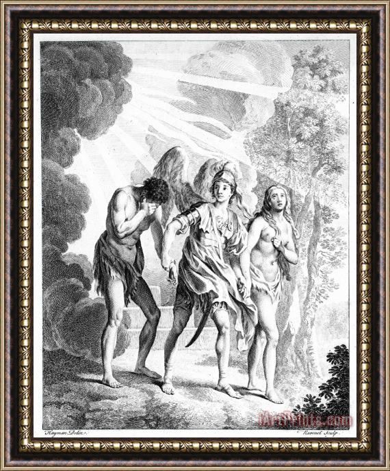Others Expulsion From Paradise Framed Print