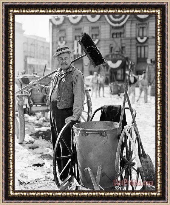 Others Film Still: Street Cleaner Framed Painting