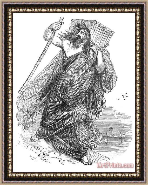 Others FISHERMAN, 1st CENTURY Framed Painting