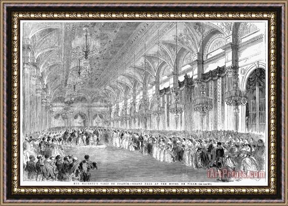 Others France: Queen Victoria, 1855 Framed Print