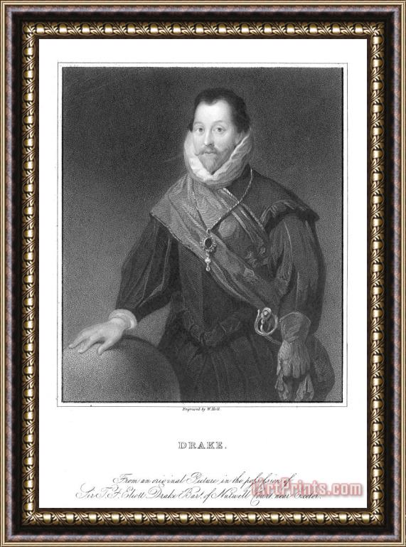 Others Francis Drake (1540?-1596) Framed Painting