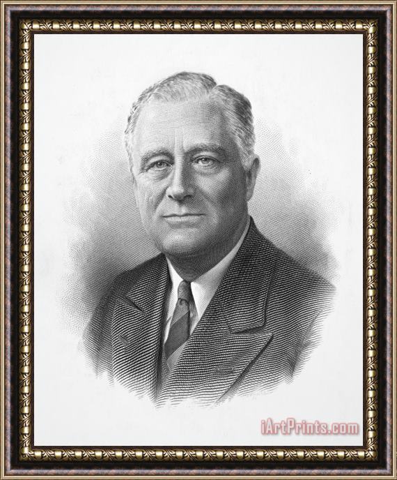 Others Franklin Delano Roosevelt Framed Painting